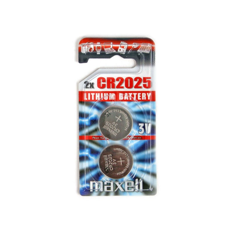 Maxell - Pile cr2025, 2 pièces en blister (789097)