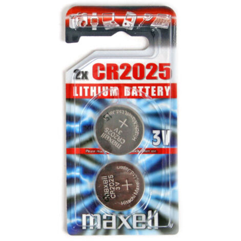 Maxell Pile cr2025, 2 pièces en blister (789097)