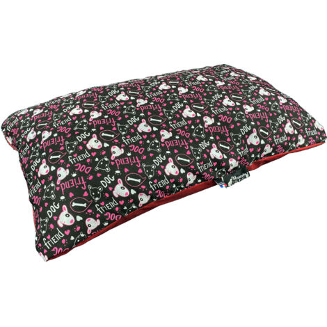 Maxi coussin pour chien Dog Friend rose 110x65 cm