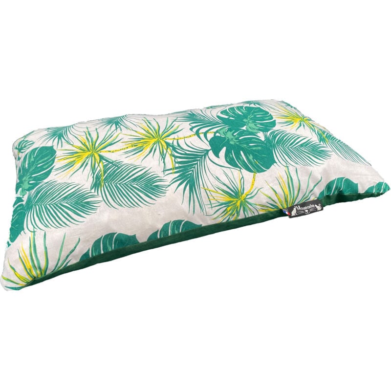 Maxi coussin pour chien fougères vertes 110x65 cm