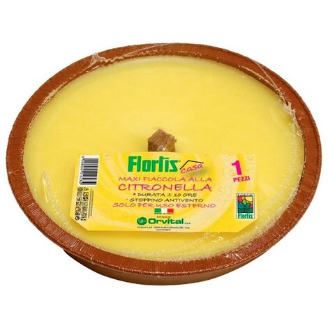 Maxi Fiaccola alla Citronella Diametro 16.5cm FLORTIS