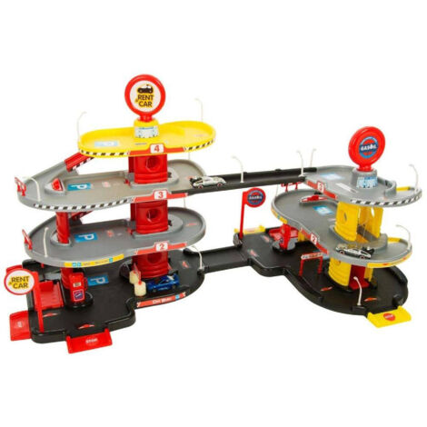 Maxi Garage 3 Livelli 2 In 1 With Ascensore Rampe Pitstop And Carwash