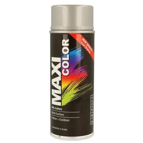 MaxiColor Spray Gloss Aluminium RAL9006 - 400ml Paint
