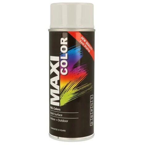 Maxicolor Spray Gloss Light Grey RAL7035 400ml Paint