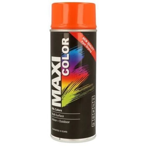 Maxicolor Spray Gloss Pure Orange RAL2004 - 400ml Paint