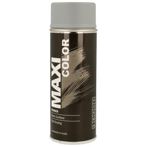 Maxicolor Spray Primer Grey 400ml - Versatile Adhesion
