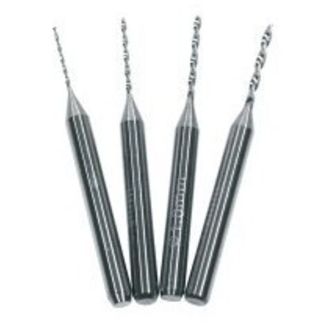 MAXICRAFT 4 forêts carbure tungstène 0,6 à 1,2 mm