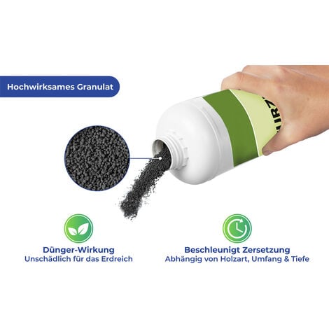 WENKO Maximex Wurzel-weg 1500 g, Wurzelentferner, Grün, dunkelblau, Polyethylen weiß