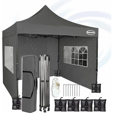 ▻ 3x2 Folding Gazebo with Sides & 100% Waterproof