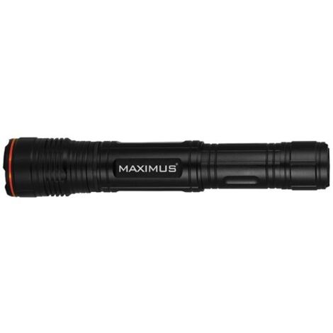 MAXIMUS - Lampe torche rechargeable 10 W 600 lm noir