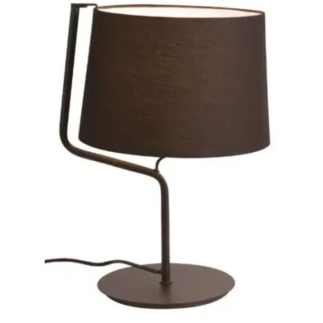 MAXLIGHT T0029 LAMPE DE TABLE CHICAGO NOIR + ABAT-JOUR NOIR
