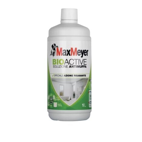 MAX MEYER MaxMeyer BIOACTIVE, Soluzione Risanante Antimuffa per Interni, Incolore, 1L