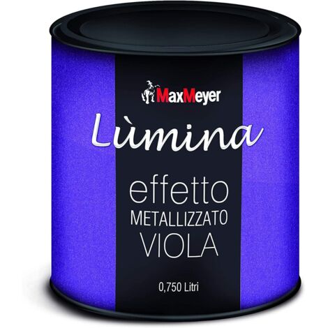 MAXMEYER - LUMINA FINITURA METALLIZZATAPER INTERNI EFFETTO METALLIZZATO VIOLA 750 ML
