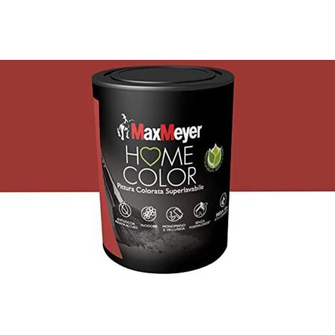 MAXMEYER PITTURA COLORATA SUPERLAVABILE HOME COLOR SCARLET 0,75L