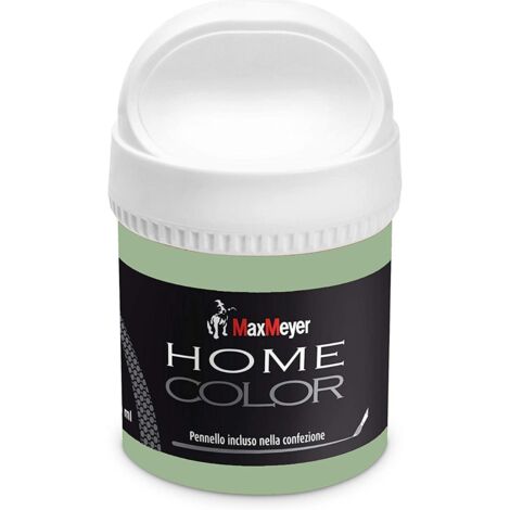MAXMEYER - PITTURA LAVABILE COLORATA HOMECOLOR PENNELLO INCLUSO ML 80 BAMBOO