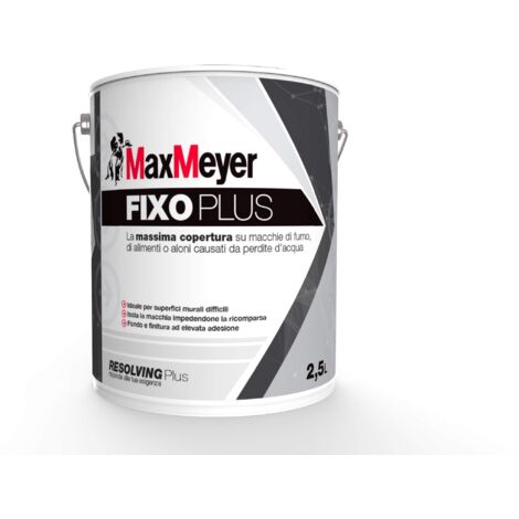 MaxMeyer Pittura per interni Antimacchia Fixo Plus BIANCO 2,5 L