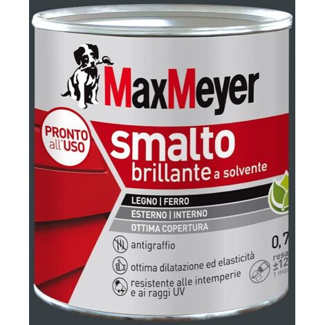 MaxMeyer Smalto a Solvente Brillante Antracite R7016 0,750 l