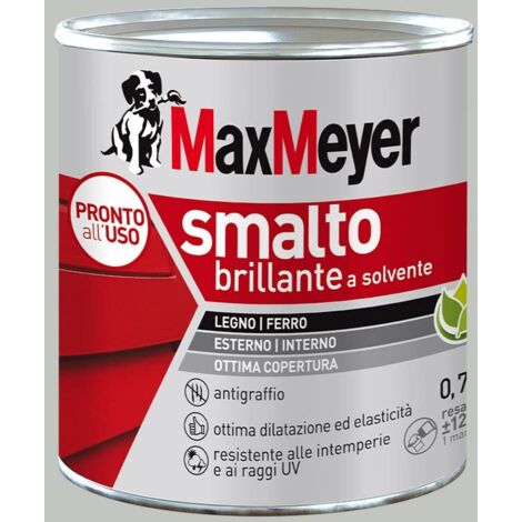 MaxMeyer Smalto a Solvente Brillante Grigio Chiaro R7035 0,750 l