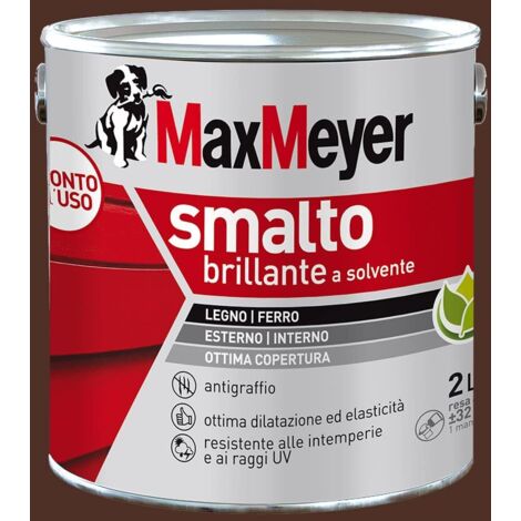 MaxMeyer Smalto a Solvente Brillante Marrone R8016 2 l