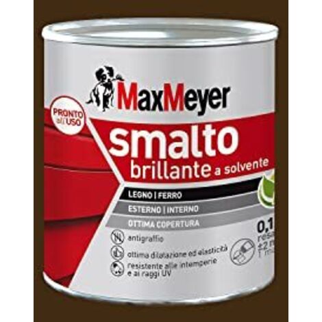 MaxMeyer Smalto a Solvente Brillante Testa di Moro R8017 0,125 l