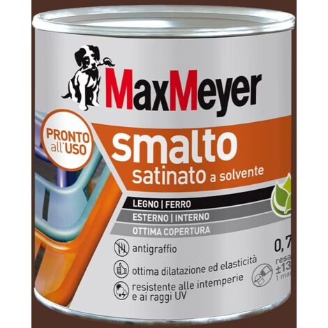 MaxMeyer Smalto a Solvente Satinato Marrone R8016 0,750 l