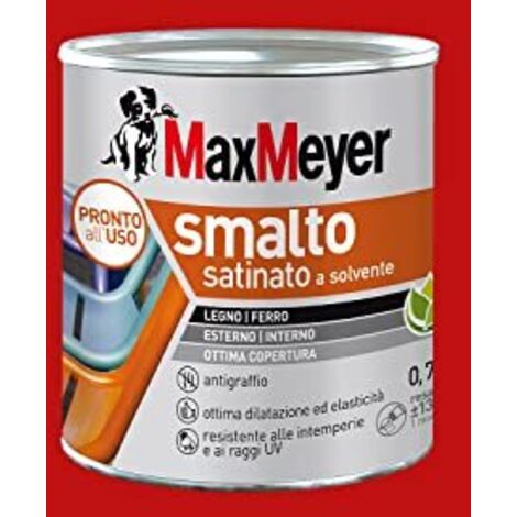 MaxMeyer Smalto a Solvente Satinato Rosso R3020 0,750 l
