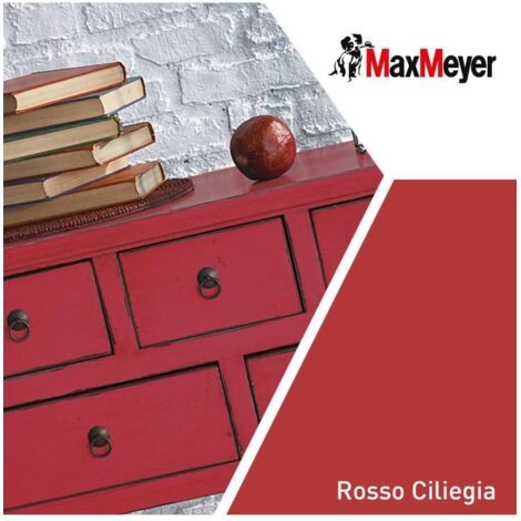 MaxMeyer Smalto Brillante all'acqua Poliuretanico Rosso Ciliegia 0,125 l