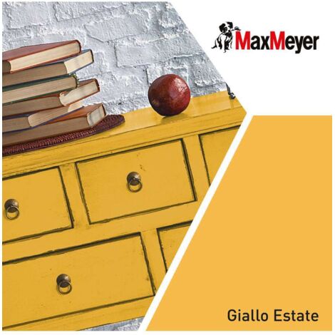 MaxMeyer Smalto Opaco all'acqua Poliuretanico Giallo Estate 0,125 l