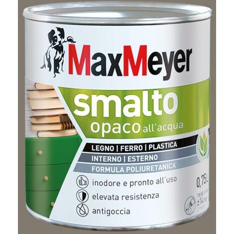 MaxMeyer Smalto Opaco all'acqua Poliuretanico Yuta 0,75 l
