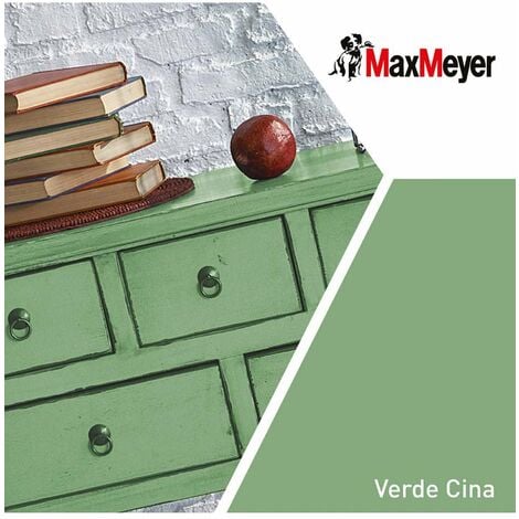MaxMeyer Smalto Satinato all'acqua Poliuretanico Verde Cina 0,125 l