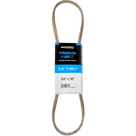 MAXPOWER Cinghie 347443, rinforzante in Kevlar, 3/8" x 38" - 3L380 - Lunghezza Esterna L(a) 970 mm.