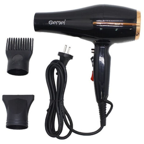 MaxTech - Asciugacapelli Phon Professionale Gm-1780 3000w Con Emissione Ioni Beccucci -