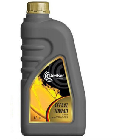 MaxTech - Olio Lubrificante Motore Per Auto Diesel Benzina 1lt Semi Sintetico Effect 10w40 -