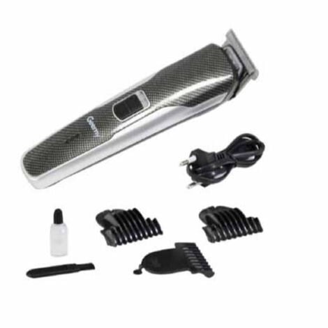 MaxTech - Rasoio Tagliacapelli Batteria Professionale Ricaricabile Elettrico Geemy Gm-6621 -