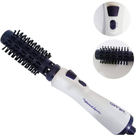 MaxTech - Spazzola Rotante Ad Aria Calda Asciugacapelli Styler Capelli Gm-4826 1000w Piastra -