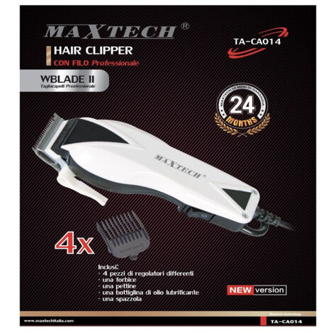 Maxtech Ta-ca014 Tondeuse à Fil Réglable Pour Hommes Pour Les Poils De Barbe