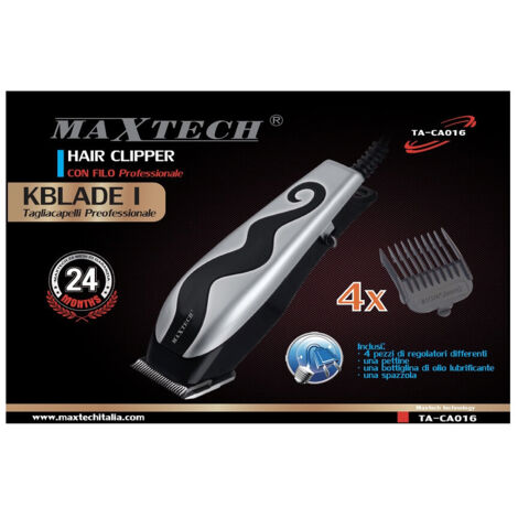 Maxtech Ta-ca016 Professional Adjustable Hair Clipper For Beard Hair Sideburns