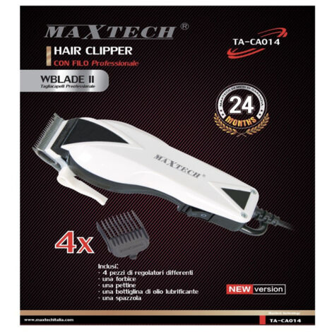 MaxTech - Tagliacapelli Con Filo Da Uomo Regolabile Per Capelli Barba Peli Maxtech Ta-ca014 -