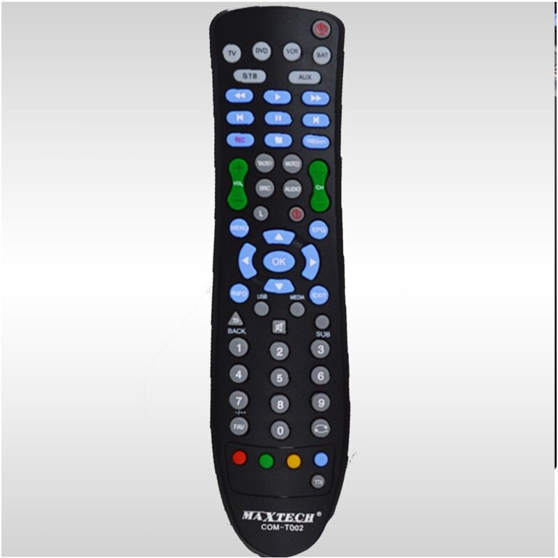 TrAdE Shop Traesio - Telecomando Universale Programmabile 6in1 Per Tutte Le Tv Dvb-t Dvd Sat Aux Vcr -