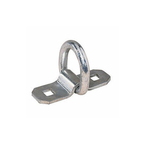 Maxter – Anneau d'amarrage acier zingué – Résistance 800 daN – Fixation ridelles, châssis, plancher – Pour transport sécurisé remorque