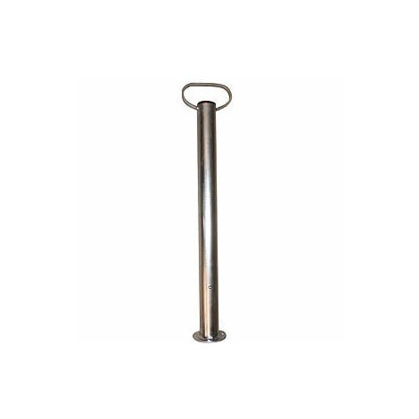 Maxter – Béquille de remorque 60 cm – Acier galvanisé – Diamètre 48 mm pour sécurité maximale – Compatible avec remorques standards