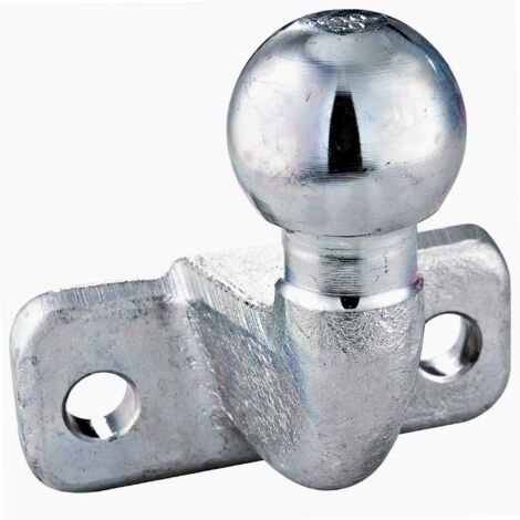 Maxter – Boule d'attelage col de cygne 50mm – Déport 75mm – Fixation rapide avec perçage 16mm – Compatible remorques et caravanes