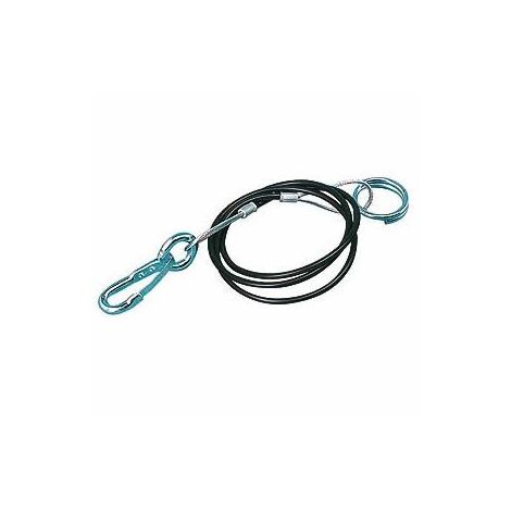 Maxter – Câble de rupture 950 mm pour caravane et remorque – Terminaison crochet ou anneau – Sécurise la remorque en cas de rupture