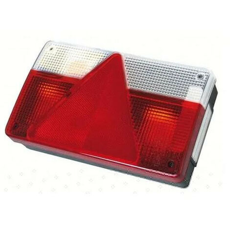 Maxter – Feu gauche AJBA FP 84 12V – Dimensions 520 x 120 mm – 7 fonctions d'éclairage – Résistant aux intempéries en PMMA