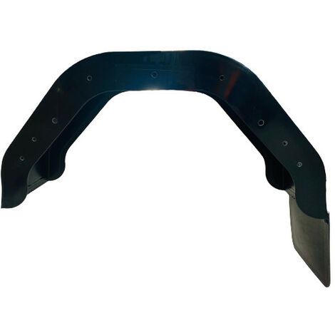 Maxter – Garde boue droit 13-14'' en plastique noir – Bavette caoutchouc pour remorque – Protection contre projections d'eau et boue - BOUE 13-14