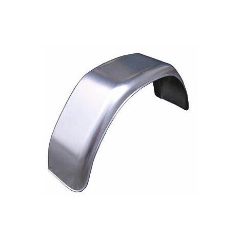 Maxter – Garde-boue rond 13 pouces galvanisé – Protection contre éclaboussures et boue – Installation rapide sur remorques et véhicules utilitaires