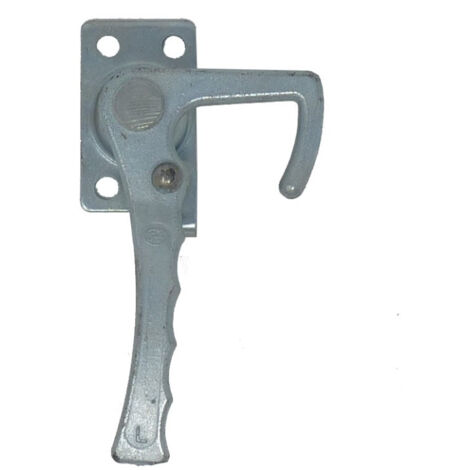 Maxter – Poignée de porte d'entrée à cylindre – Entraxe 70mm – Finition métal argenté – Sens d'ouverture gauche – Compatible fermeture 883755