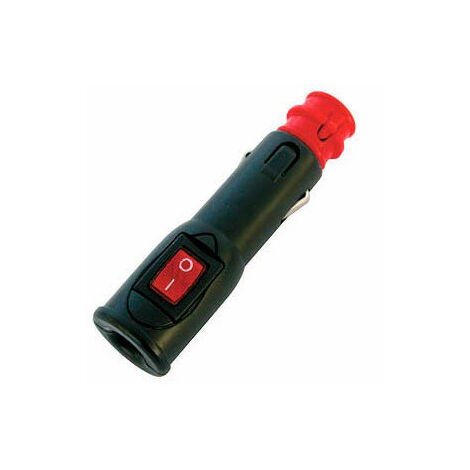 Maxter – Prise allume cigare 12V avec interrupteur 12/24V 8A – Fusible intégré pour sécurité – Accessoire remorque fiable