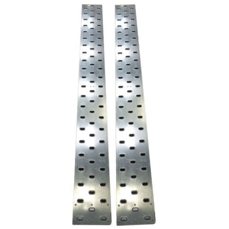 Maxter – Rampe de chargement galvanisée 198x25 cm – Charge maximale 500 kg – Pour scooters et motos – Installation facile sur remorque