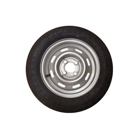 Maxter – Roue de remorque 13 pouces 145/80x13 – 4 trous 100 mm – Charge maximale 425 kg – Déport de jante +30 mm pour stabilité